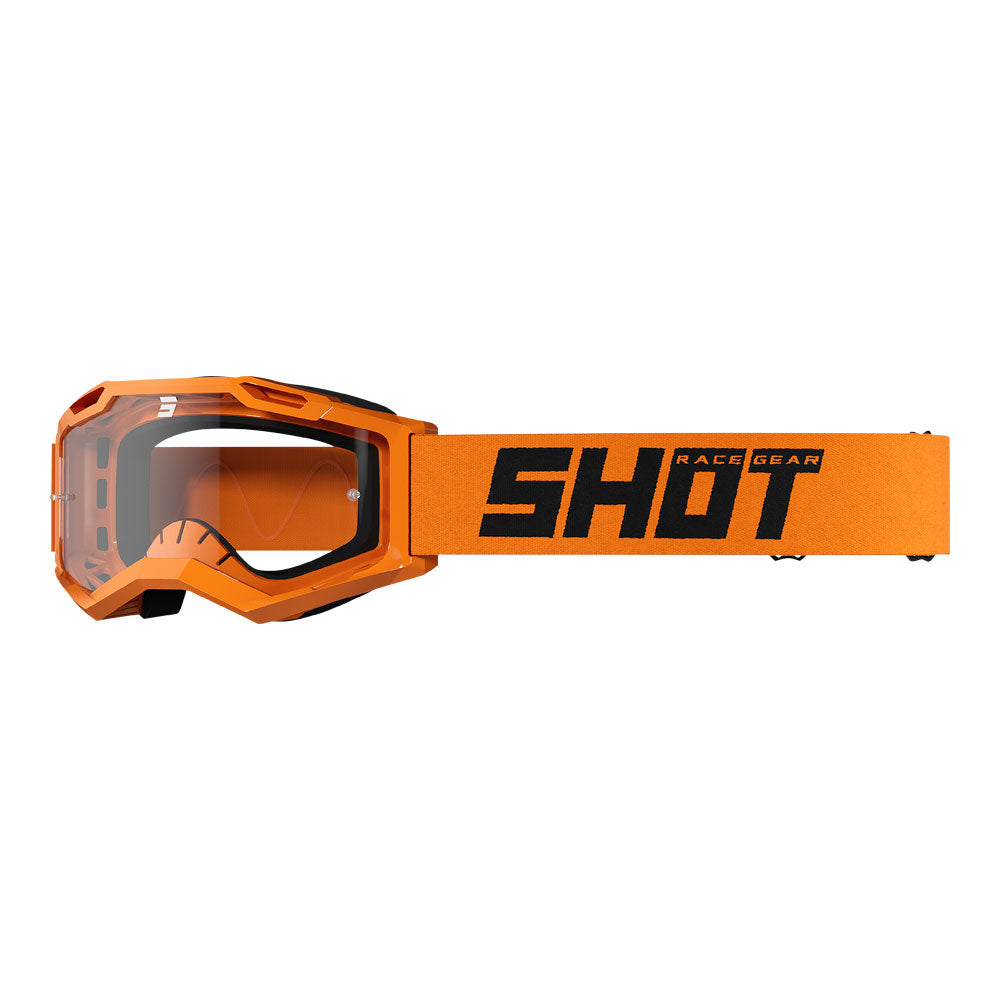 Shot Assault 2.0 Solid Goggles Neon Orange Glossy