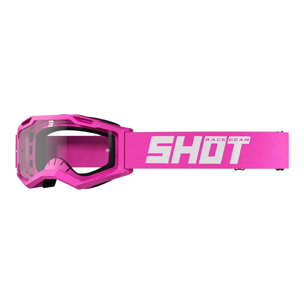 Shot Assault 2.0 Solid Goggles Neon Pink Glossy