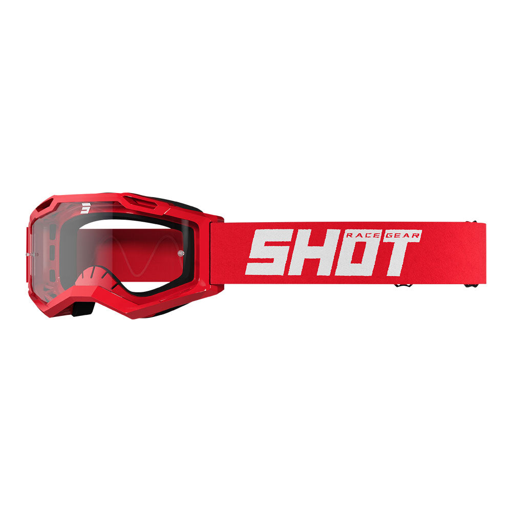 Shot Assault 2.0 Solid Goggles Red Glossy