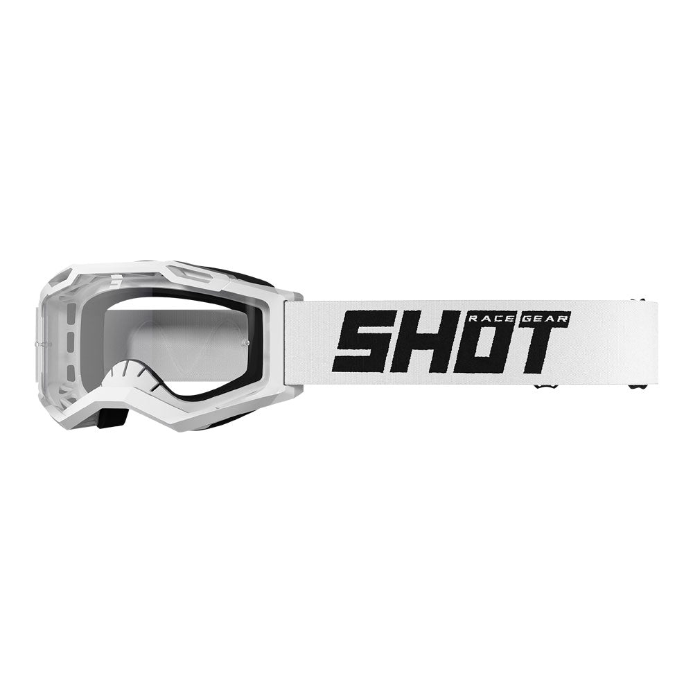 Shot Assault 2.0 Solid Goggles White Glossy