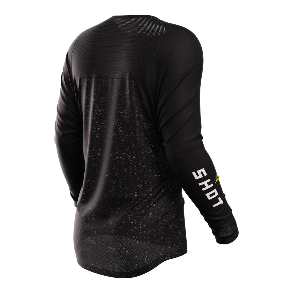 Shot Contact Speck Jersey Black/Neon Yellow