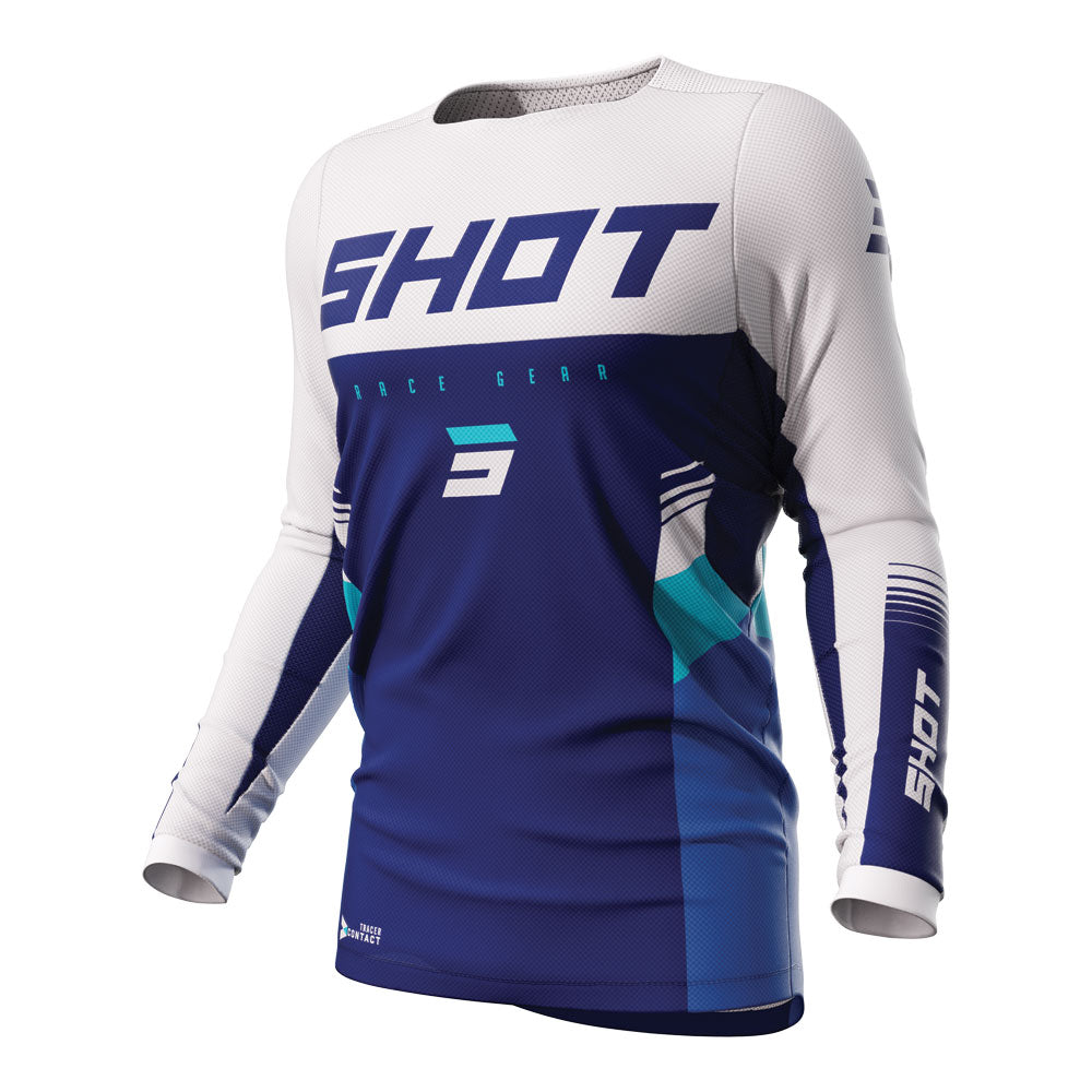 Shot Contact Tracer Jersey Blue