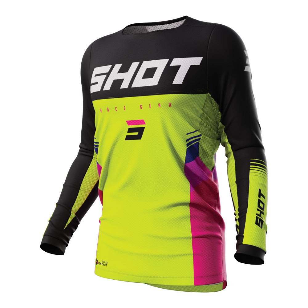 Shot Contact Tracer Jersey Neon Yellow