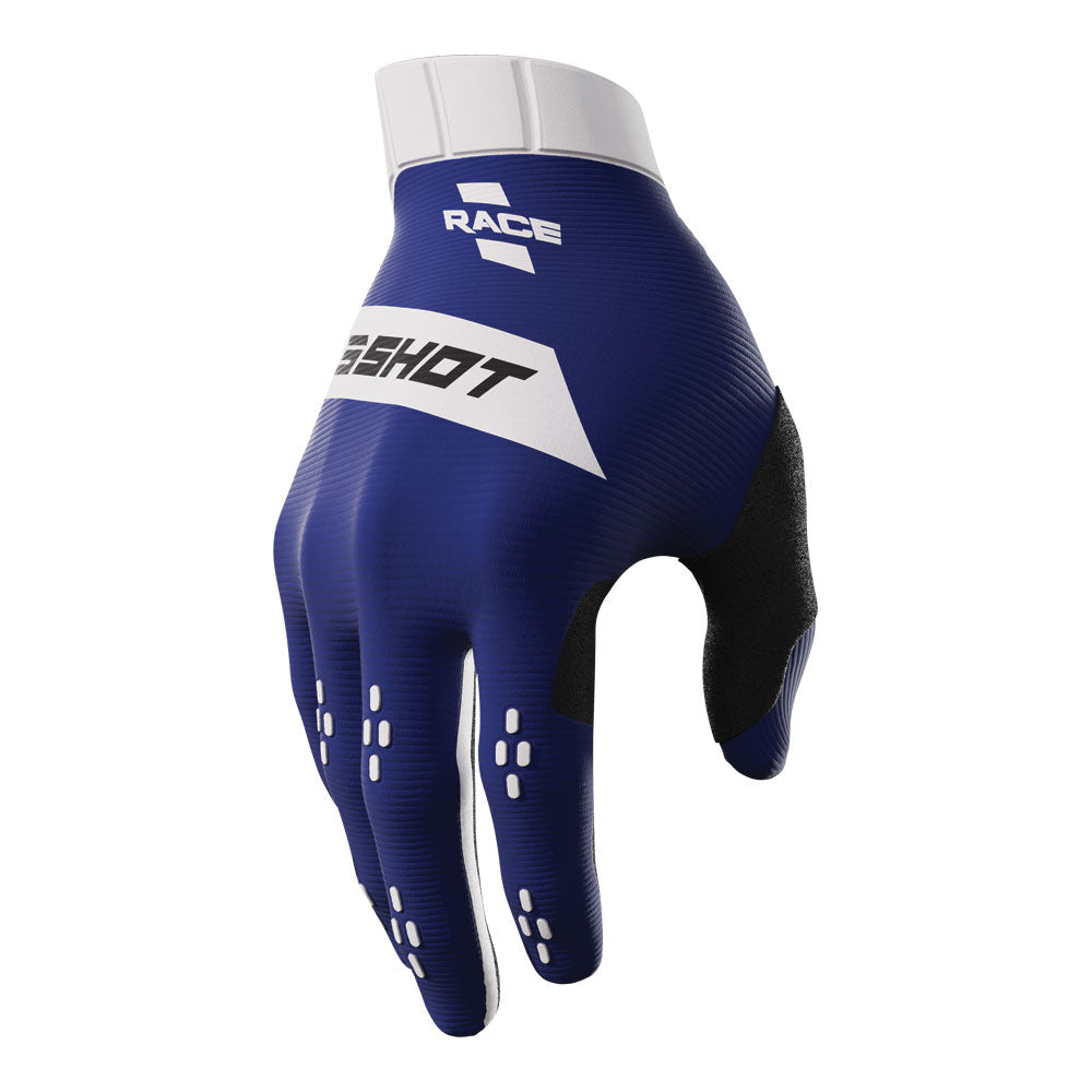 Shot Race Gloves Blue