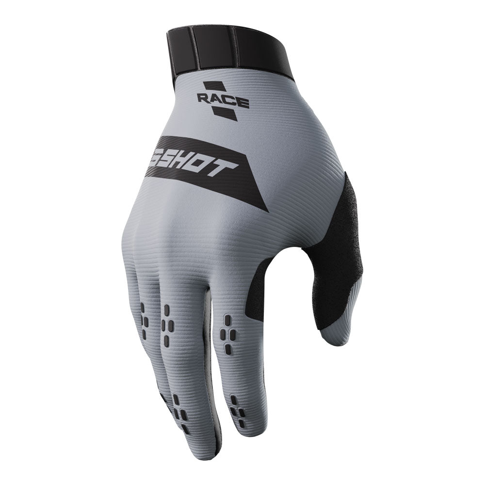 Shot Race Gloves Grey