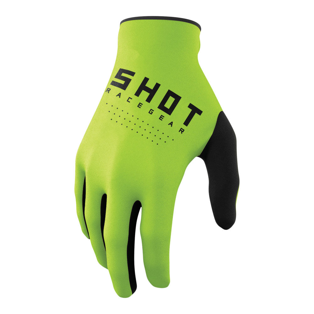 Shot Raw Gloves Green