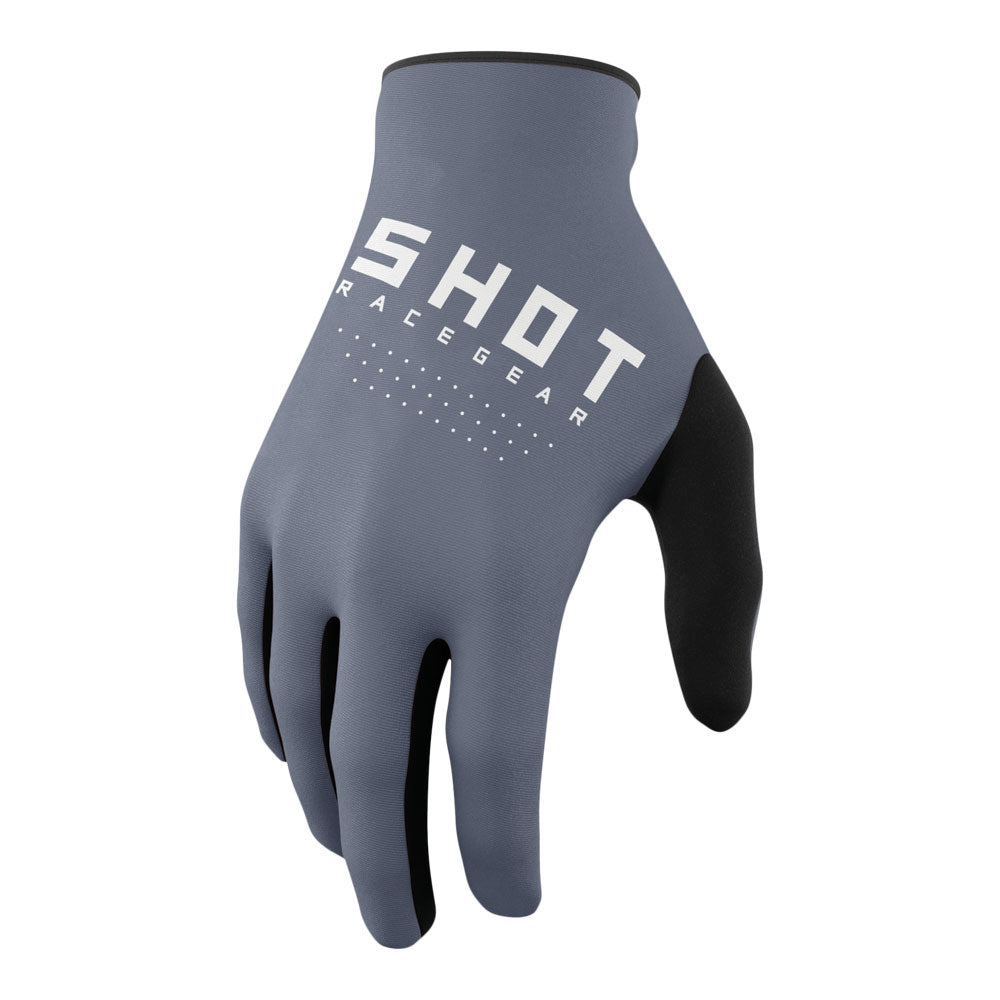 Shot Raw Gloves Grey