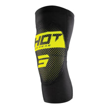 Load image into Gallery viewer, Shot Airlight Kid Knee Guards Black/Neon Yellow