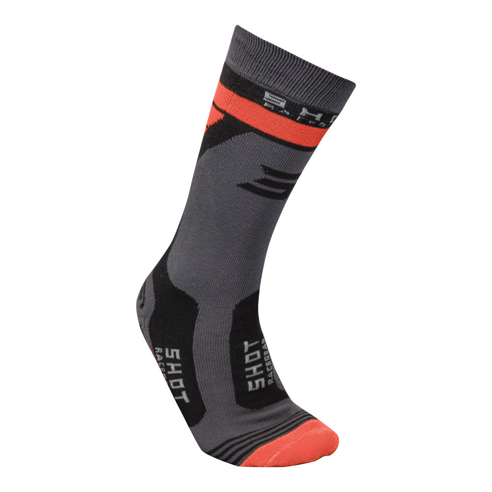 Shot Race 2.0 Socks Neon Orange