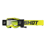 Shot Iris 2.0 Solid Goggles Roll-Offs Neon Yellow Glossy