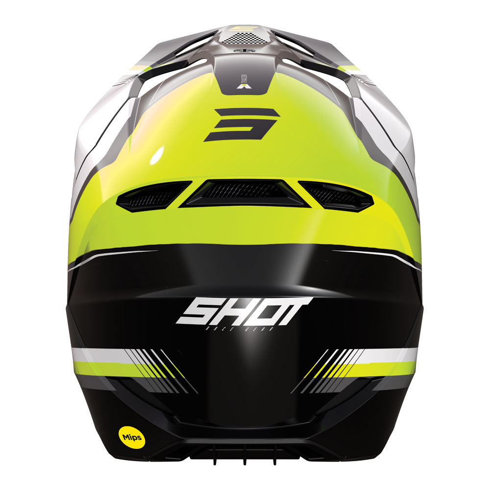 Shot Race Tracer Helmet Neon Yellow Glossy MIPS
