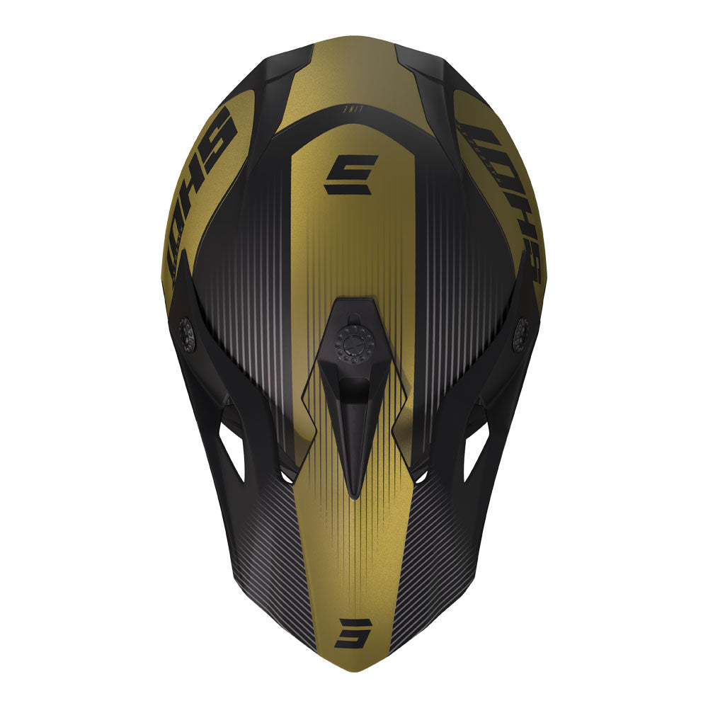 Shot Pulse Line Helmet Gold Matt