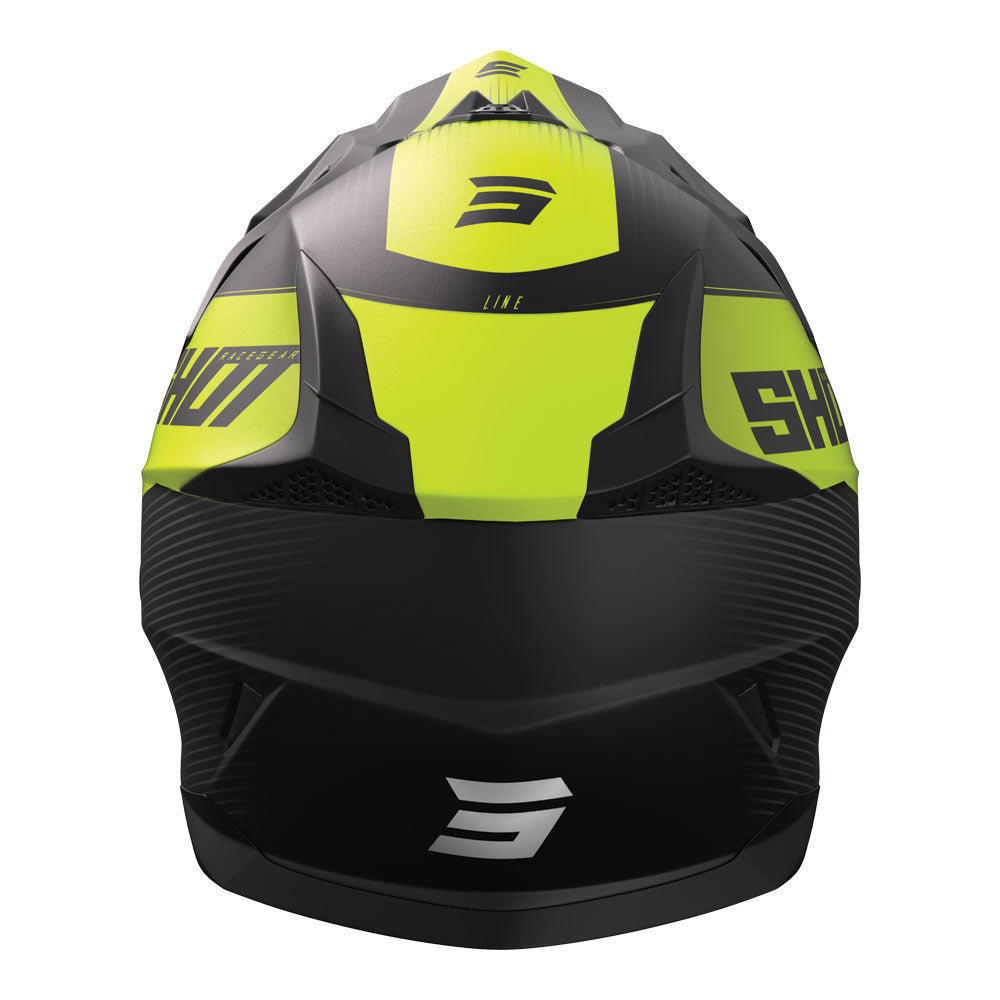 Shot Pulse Line Helmet Matt Neon Yellow