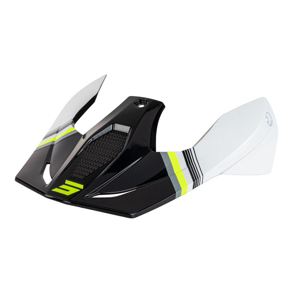 Shot Race Tracer Helmet Replacement Peak Neon Yellow Gloss