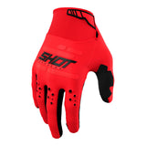 Shot Vision Gloves Red