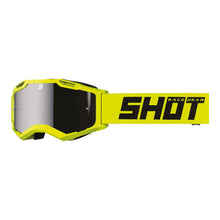Load image into Gallery viewer, Shot Assault 2.0 Goggles Solid Neon Yellow with Silver Iridium Lens