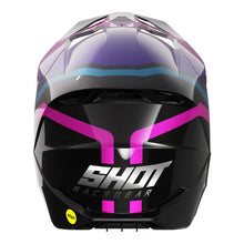 Load image into Gallery viewer, Shot Race Helmet Sky Purple Chrome