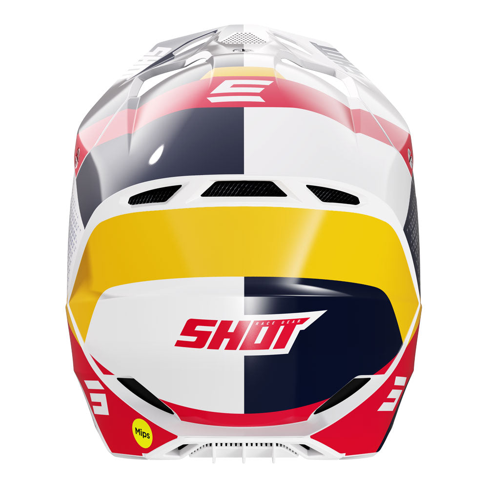 Shot Race Helmet Ridge Red/Blue Glossy | Everest Motorcycles