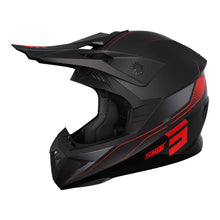 Load image into Gallery viewer, Shot Pulse Helmet Edge Matt Black/Red