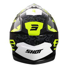 Load image into Gallery viewer, Shot Pulse Kid Helmet Airfit Black/White/Neon Yellow