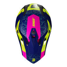 Load image into Gallery viewer, Shot Pulse Kid Helmet Airfit Blue/Neon Yellow/Pink