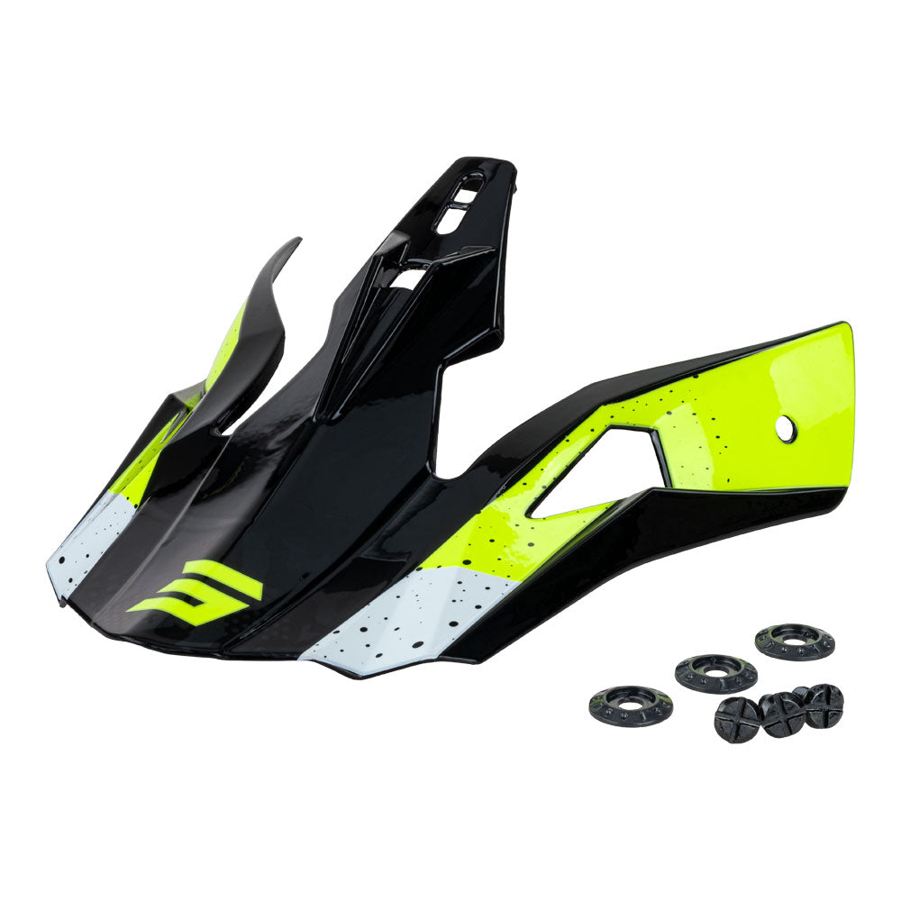 Shot Pulse Kid Replacement Peak Airfit Black/White/Neon Yellow