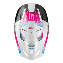Load image into Gallery viewer, Shot Race Phaser Helmet Black/Blue/Pink Pearly