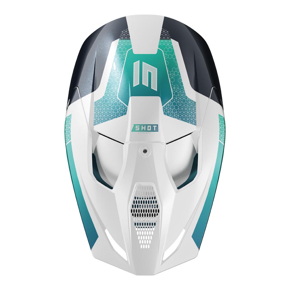 Shot Race Phaser Helmet Blue/Turquoise Pearly