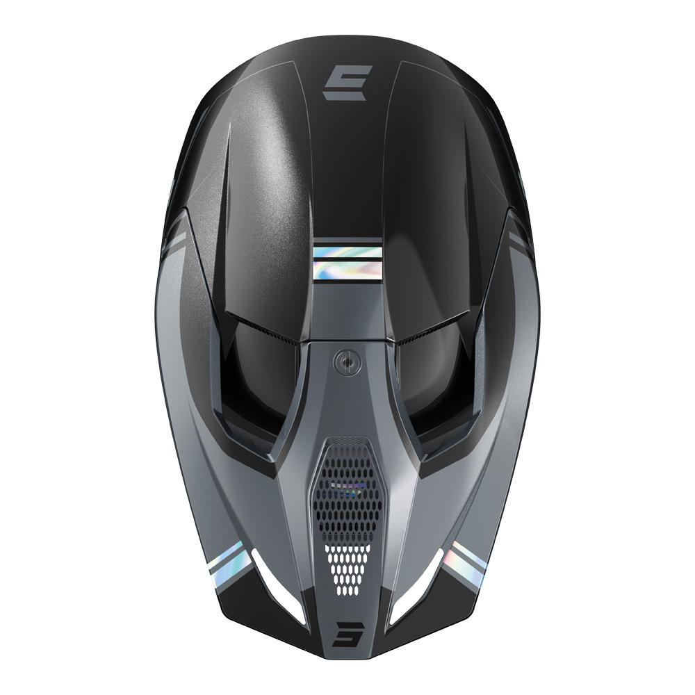 Shot Race Sprint Helmet Black Holographic Pearly