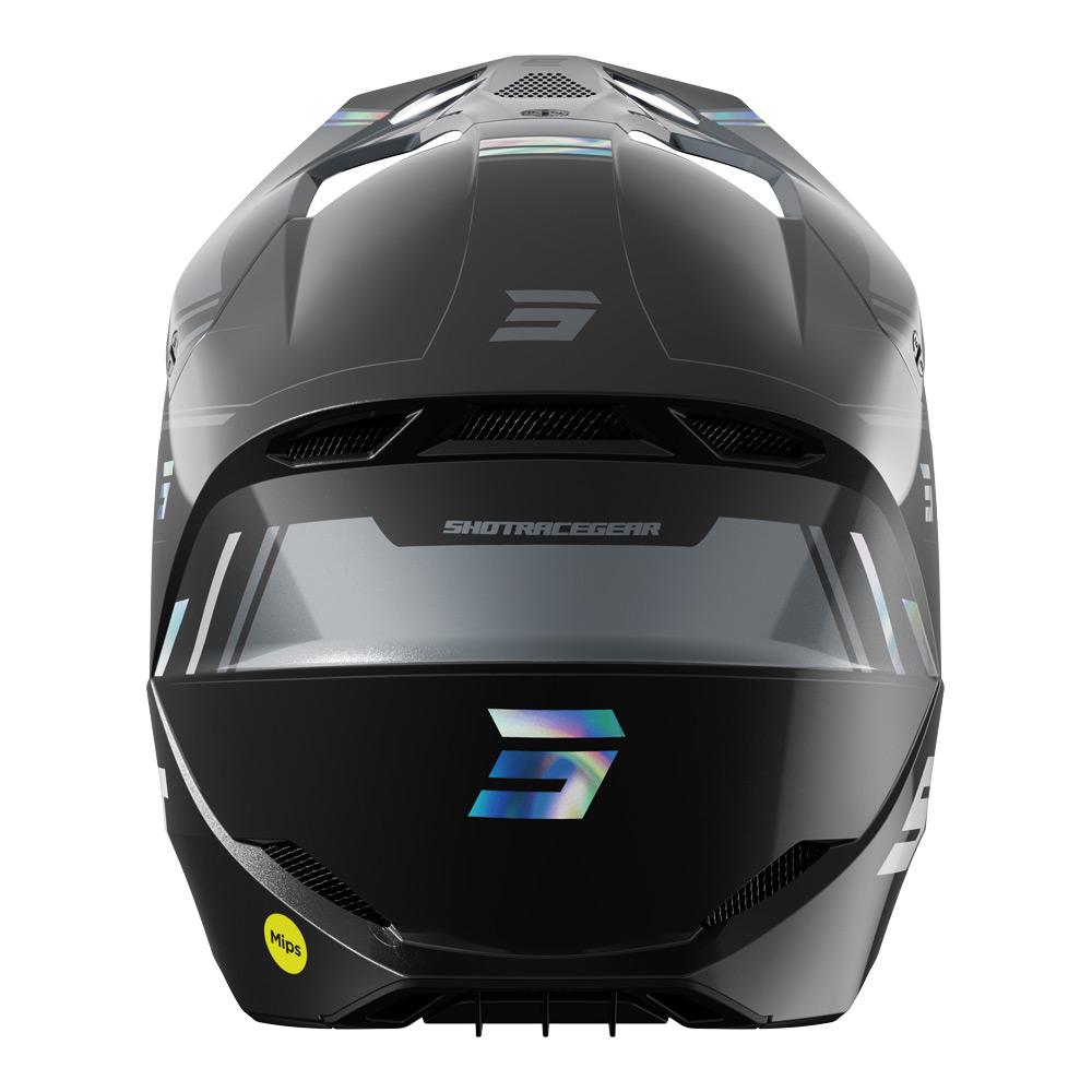 Shot Race Sprint Helmet Black Holographic Pearly