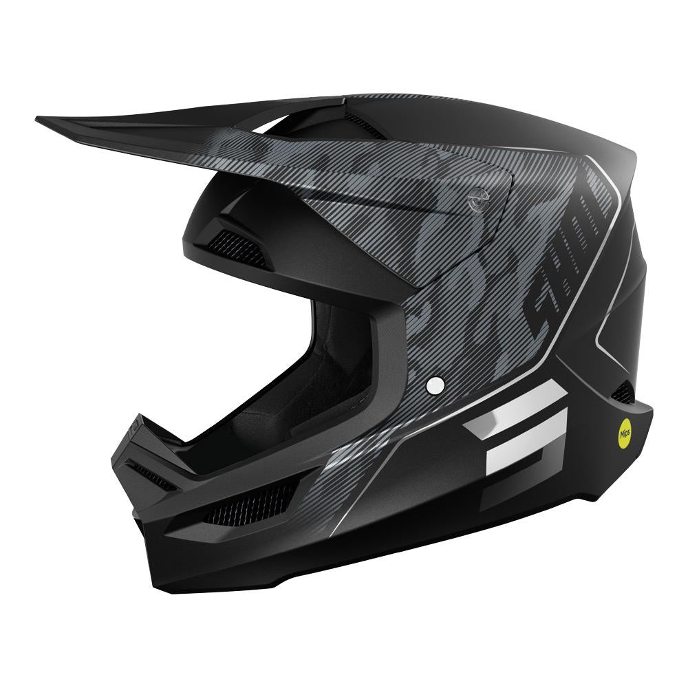 Shot-Race-Camo-Tactic-Helmet-Black/Grey-Matt