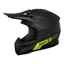 Shot Pulse Element Helmet Neon Yellow Matt