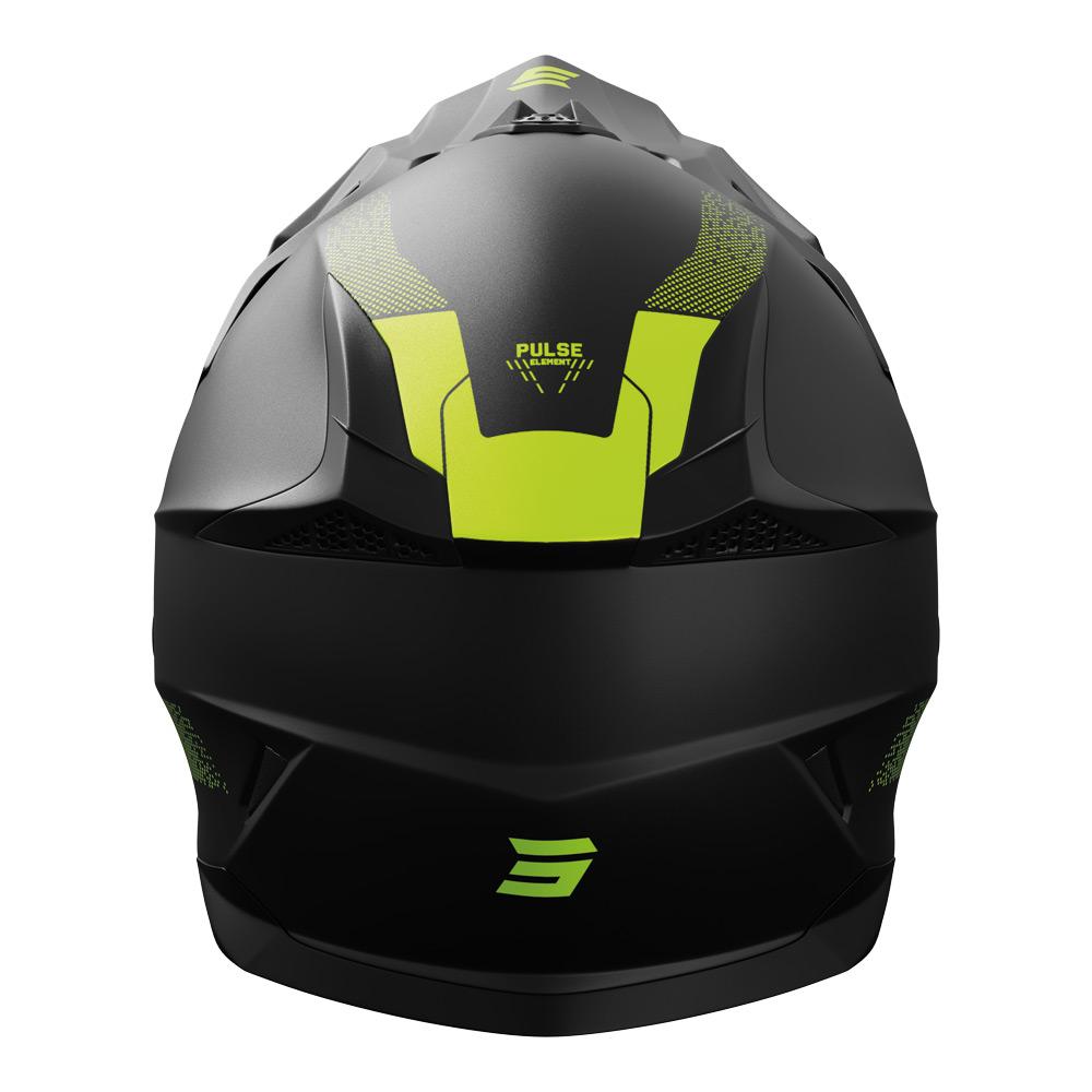 Shot Pulse Element Helmet Neon Yellow Matt