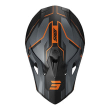 Load image into Gallery viewer, Shot Pulse Lines Helmet Black/Orange Matt