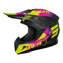 Load image into Gallery viewer, Shot Pulse X-Treme Helmet Pink/Yellow Matt