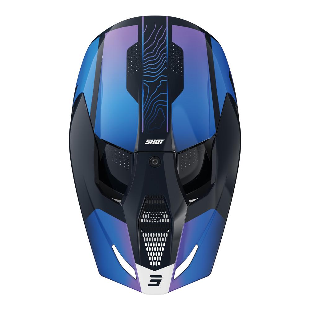 Shot Furious Kid Apex Helmet Blue Glossy