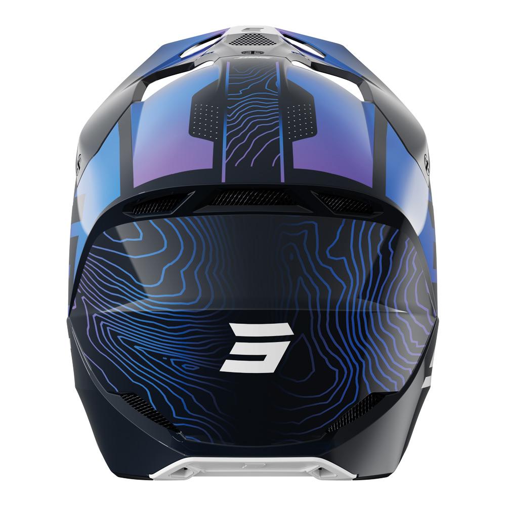 Shot Furious Kid Apex Helmet Blue Glossy