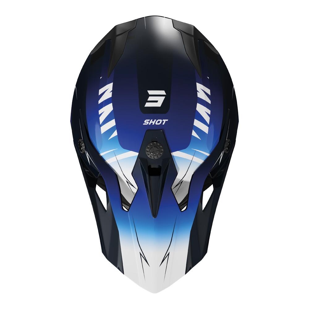 Shot Pulse Kid X-Treme Helmet Blue Glossy
