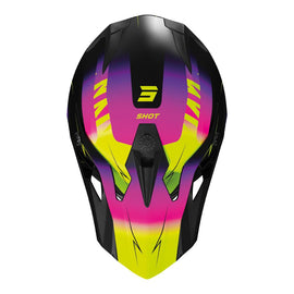Shot Pulse Kid X-Treme Helmet Pink/Neon Yellow Glossy
