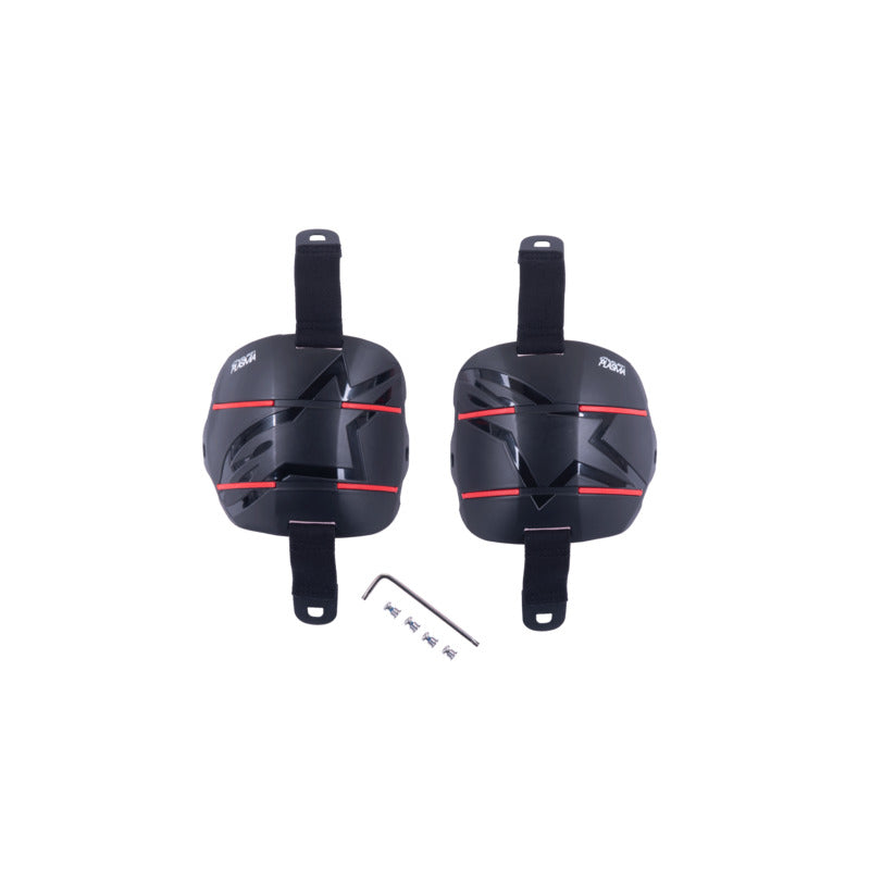 Alpinestars Left/Right Knee Cup Kit For RK-1 Kb - Black Red | Everest Motorcycles