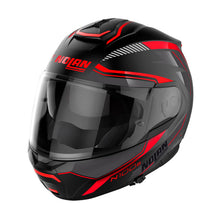Load image into Gallery viewer, Nolan N100-6 Flip Up Surveyor Helmet - Flat Black/Red/Grey