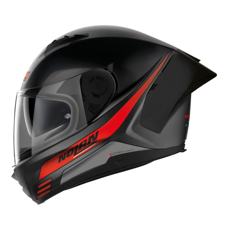 Nolan N60-6 Sport Full Face Outset Helmet - Flat Black/Red