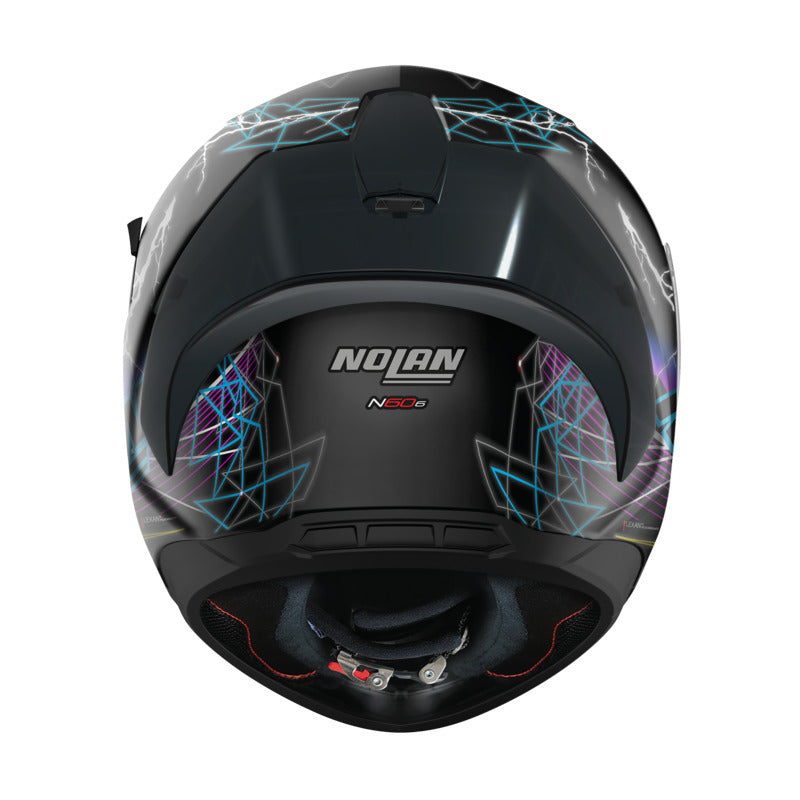 Nolan N60-6 Sport Full Face Raindance Helmet - Flat Black/Multi Colour