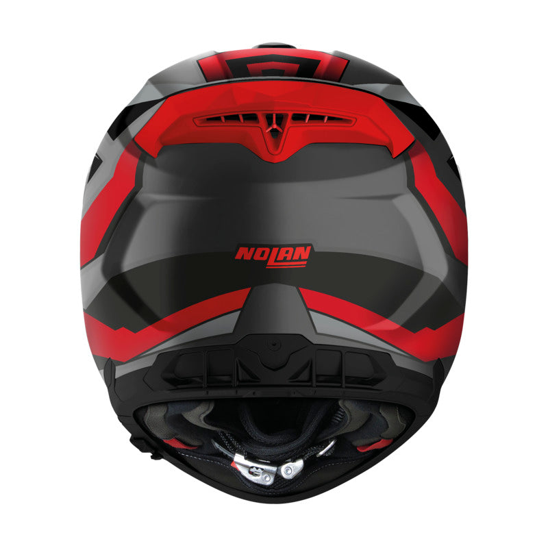 Nolan N80-8 Full Face Wanted Helmet - Flat Grey/Black/Red