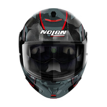 Load image into Gallery viewer, Nolan X-1005 Ultra Carbon Flip Up Undercover Helmet - Carbon Grey/Red