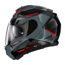 Load image into Gallery viewer, Nolan X-1005 Ultra Carbon Flip Up Undercover Helmet - Carbon Grey/Red