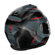 Load image into Gallery viewer, Nolan X-1005 Ultra Carbon Flip Up Undercover Helmet - Carbon Grey/Red