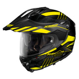 Nolan X-552 Ultra Carbon Adventure Wingsuit Flat Helmet - Carbon/Yellow/Black