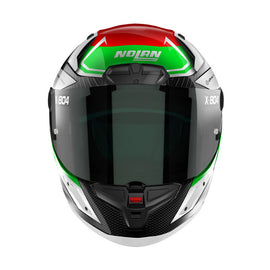 Nolan X-804 RS Full Face Maven Helmet - Carbon/Red/White/Green