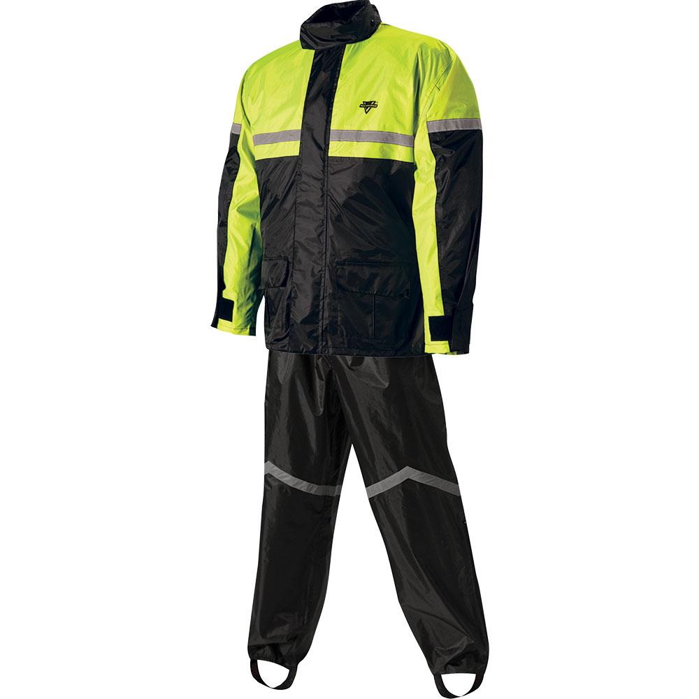 Nelson-Rigg Stormrider Rain Suit SR-6000 2 piece Black/Hi-Vis Yellow
